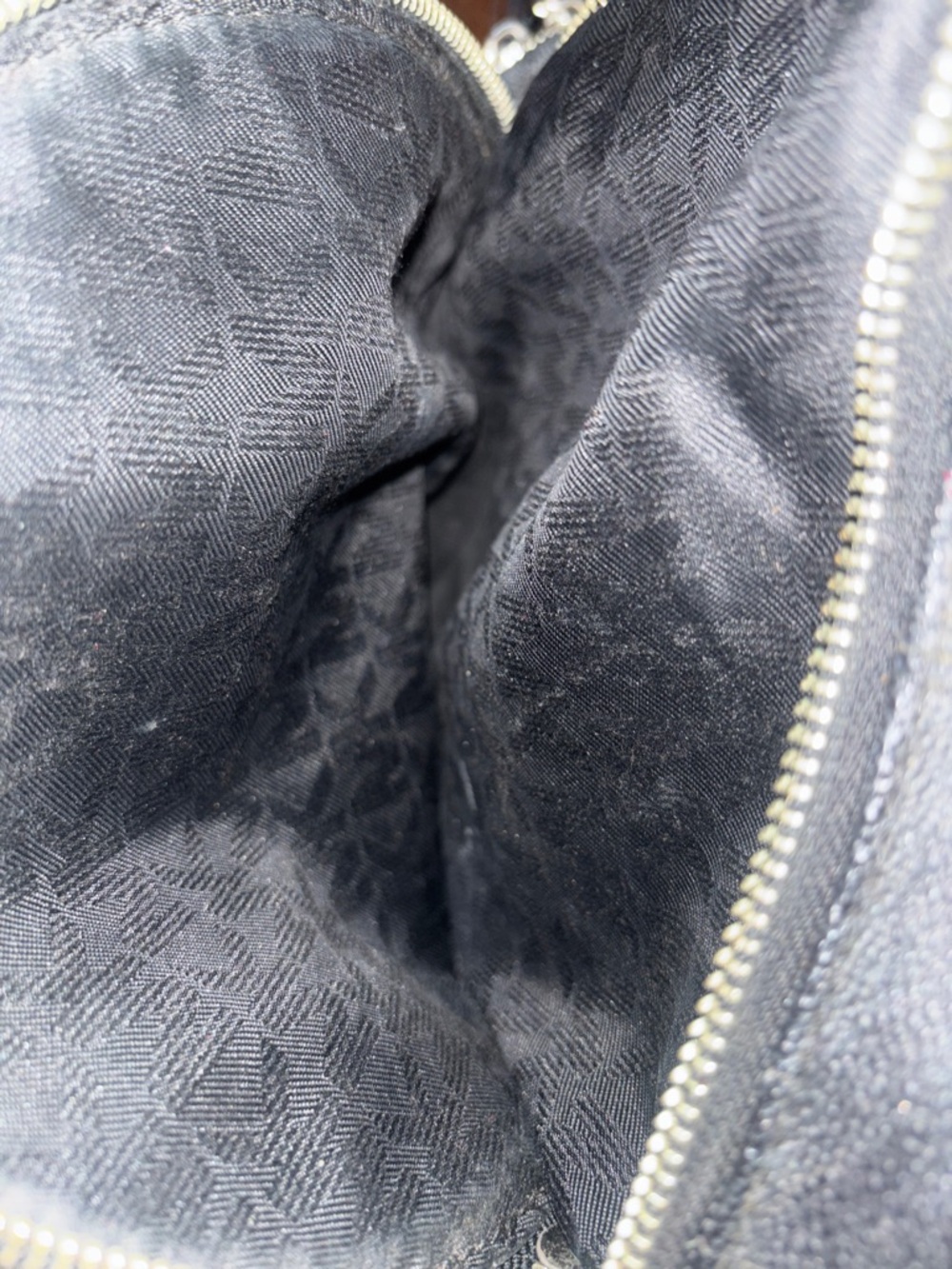 Michael Kors Black Studded Backpack with Silver Accents - Picture 4 of 8